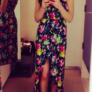 Tropical Beach Coverup w/ Slit